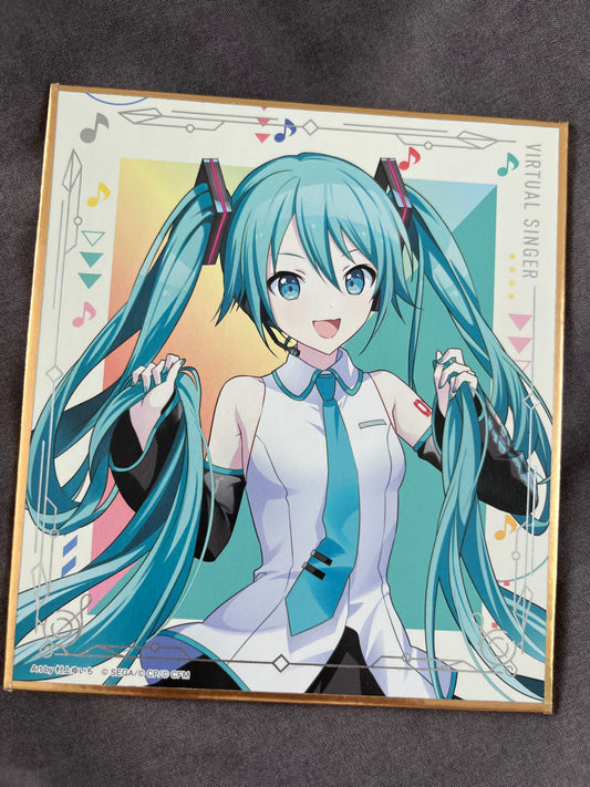 Project Sekai - Hatsune Miku "Brand New World" Shikishi Board