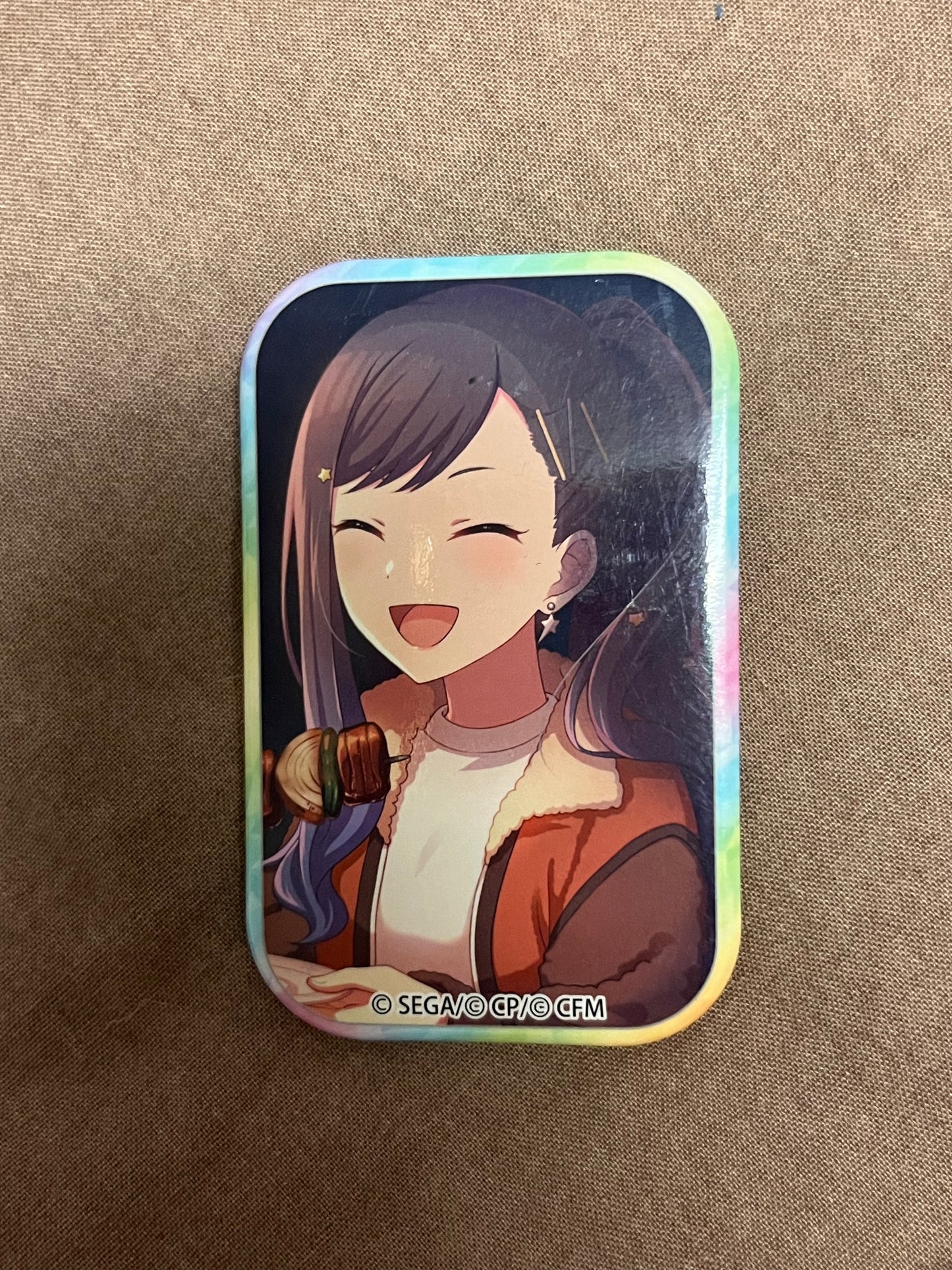 Project Sekai - An Shiraishi "Same Dreams, Same Colors" Square Badge [UNTRAINED]