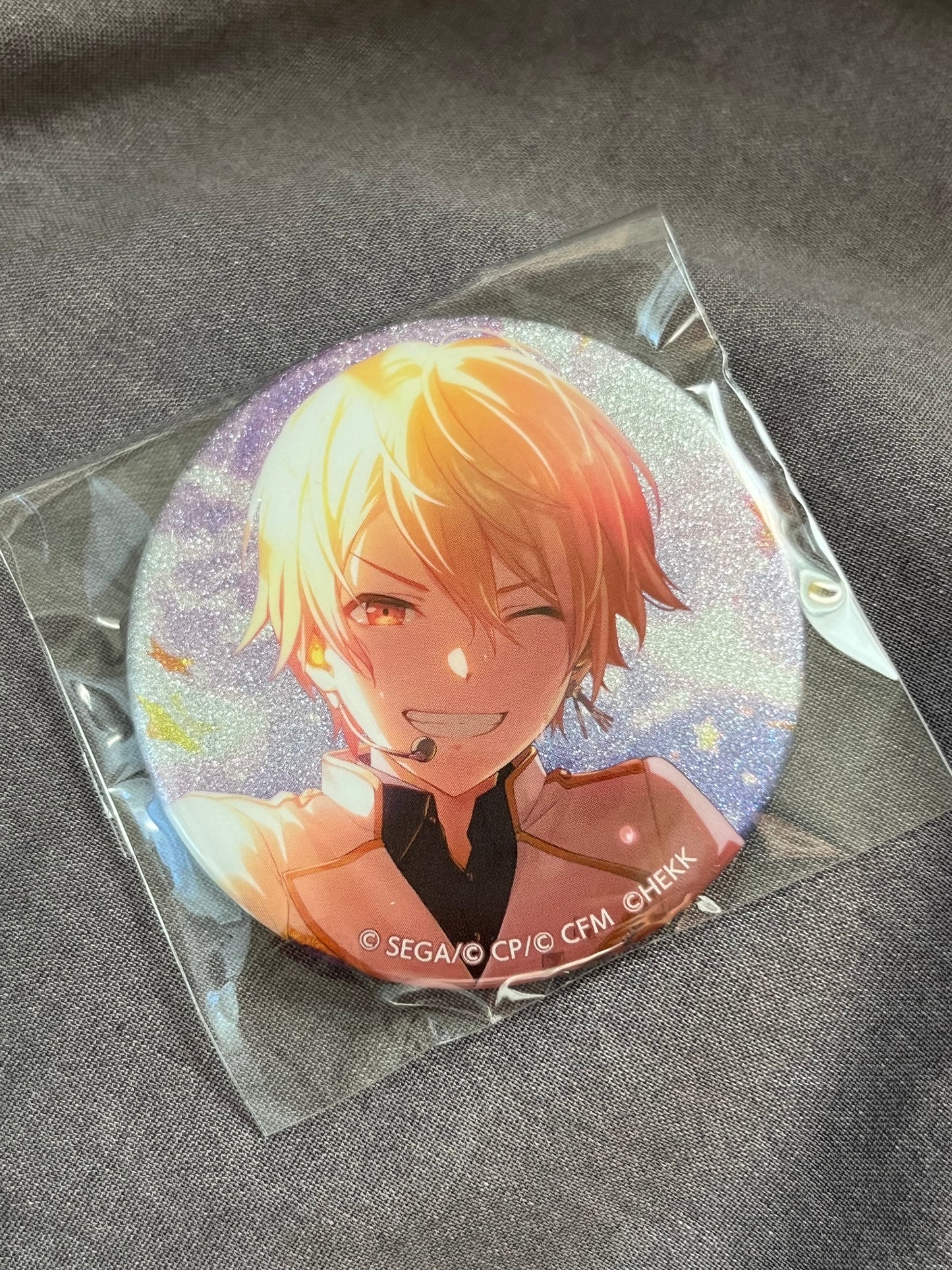 Project Sekai - Tsukasa Tenma "A Star's Shining Stage" Circle Glitter Badge [TRAINED]