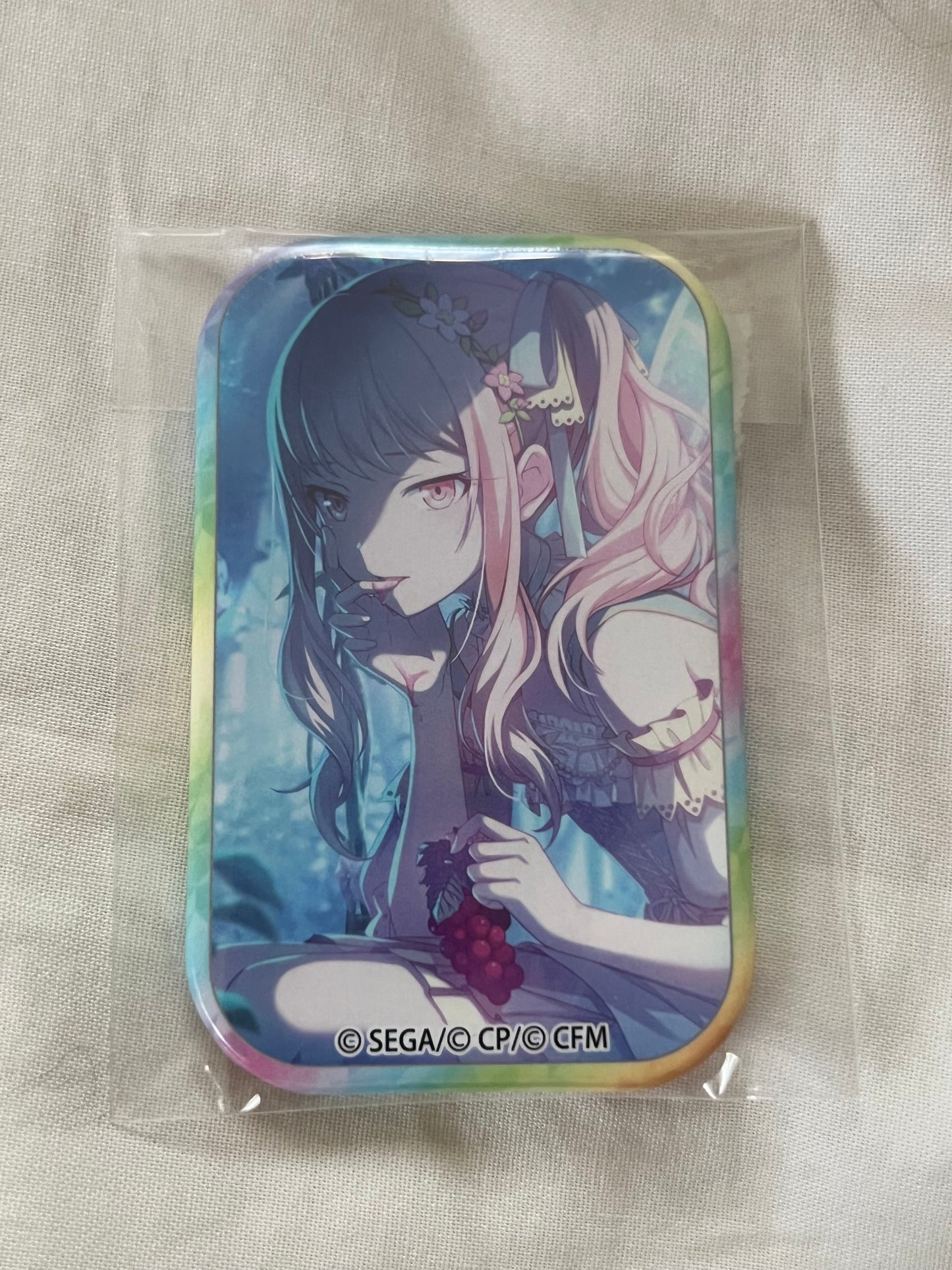 Project Sekai - Mizuki Akiyama “Between Feelings and Reality” Square Badge [TRAINED]