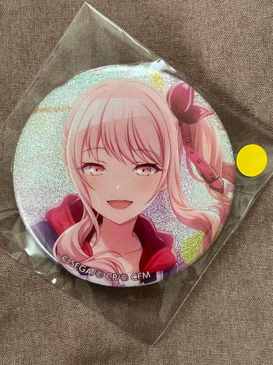 Project Sekai - Mizuki Akiyama "KAMIYAMA HIGH FESTIVAL!" Circle Glitter Badge [TRAINED]