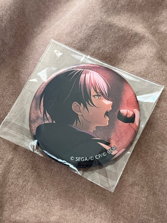 Project Sekai - Toya Aoyagi “Light Up the Fire” Circle Glitter Badge [UNTRAINED]