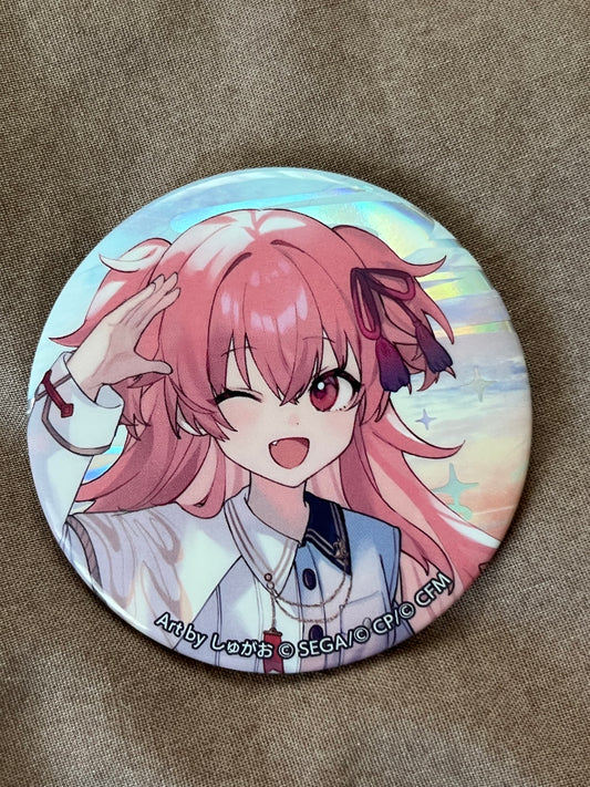 Project Sekai - Airi Momoi “Colorful Live 4th Unison” Holographic Circle Badge