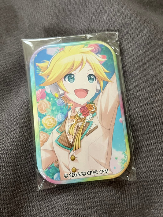 Project Sekai - Kagamine Len “Sparkling Curiosity☆” Square Badge [TRAINED]