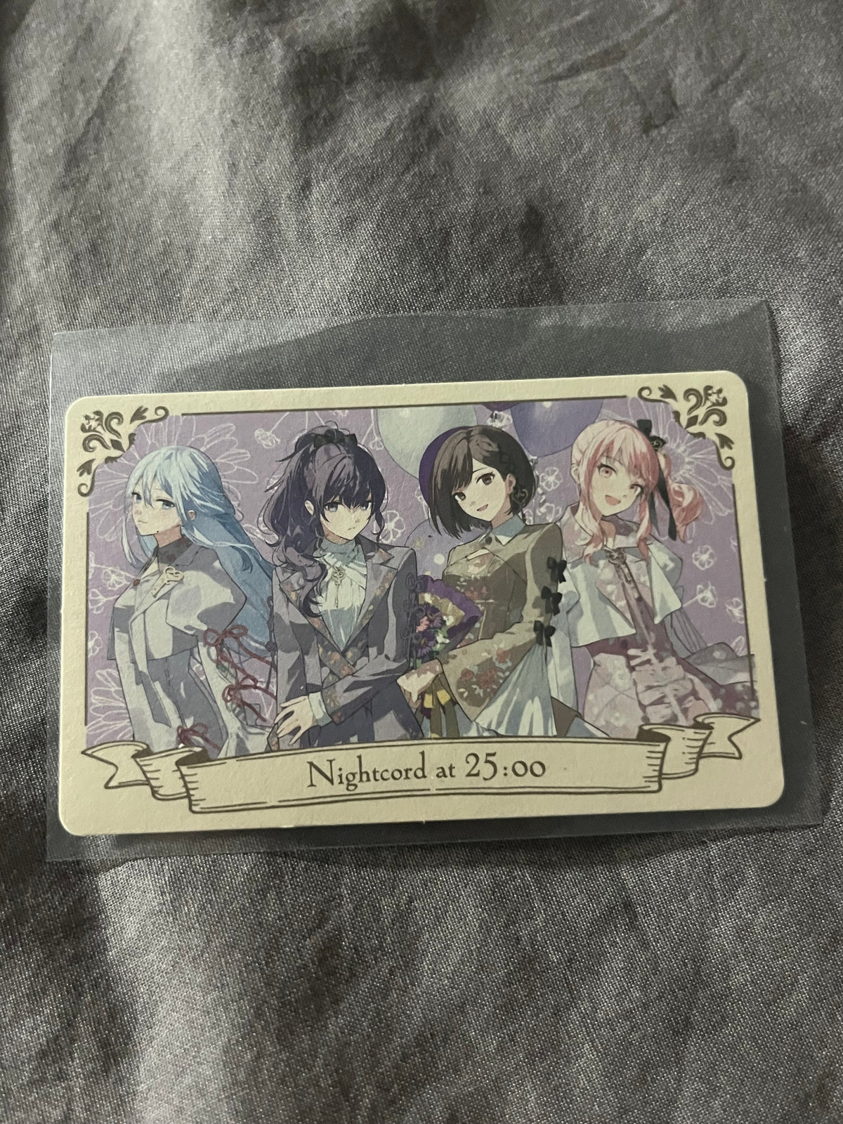 Project Sekai - Nightcord/25:00 “4th Anniversary Thanks Festival” Greeting Card