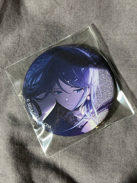 Project Sekai - Ichika Hoshino “Parallel Harmonies” Circle Glitter Badge [TRAINED]