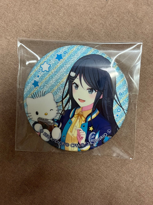 Project Sekai - Ichika Hoshino “Sanrio” Circle Glitter Badge