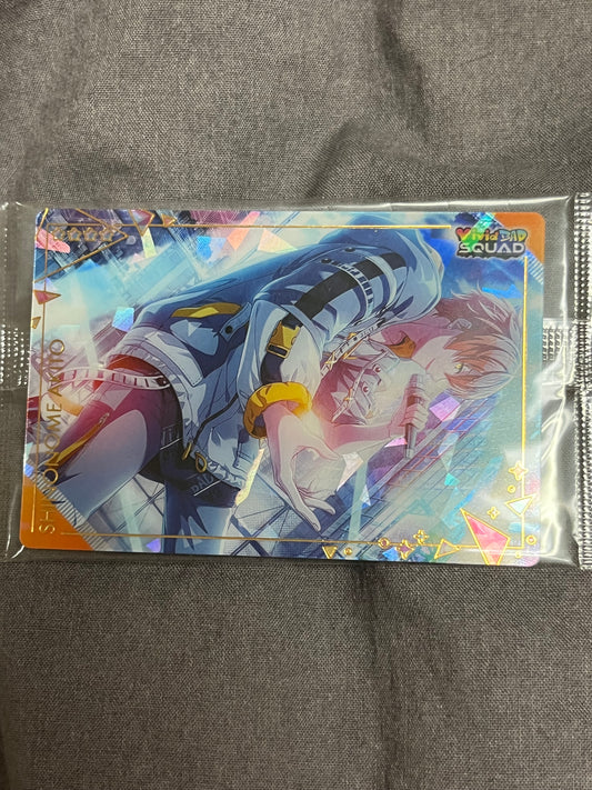 Project Sekai - Akito Shinonome “Someday, with Our Lyrics Joined Back-to-Back” Wafer Card