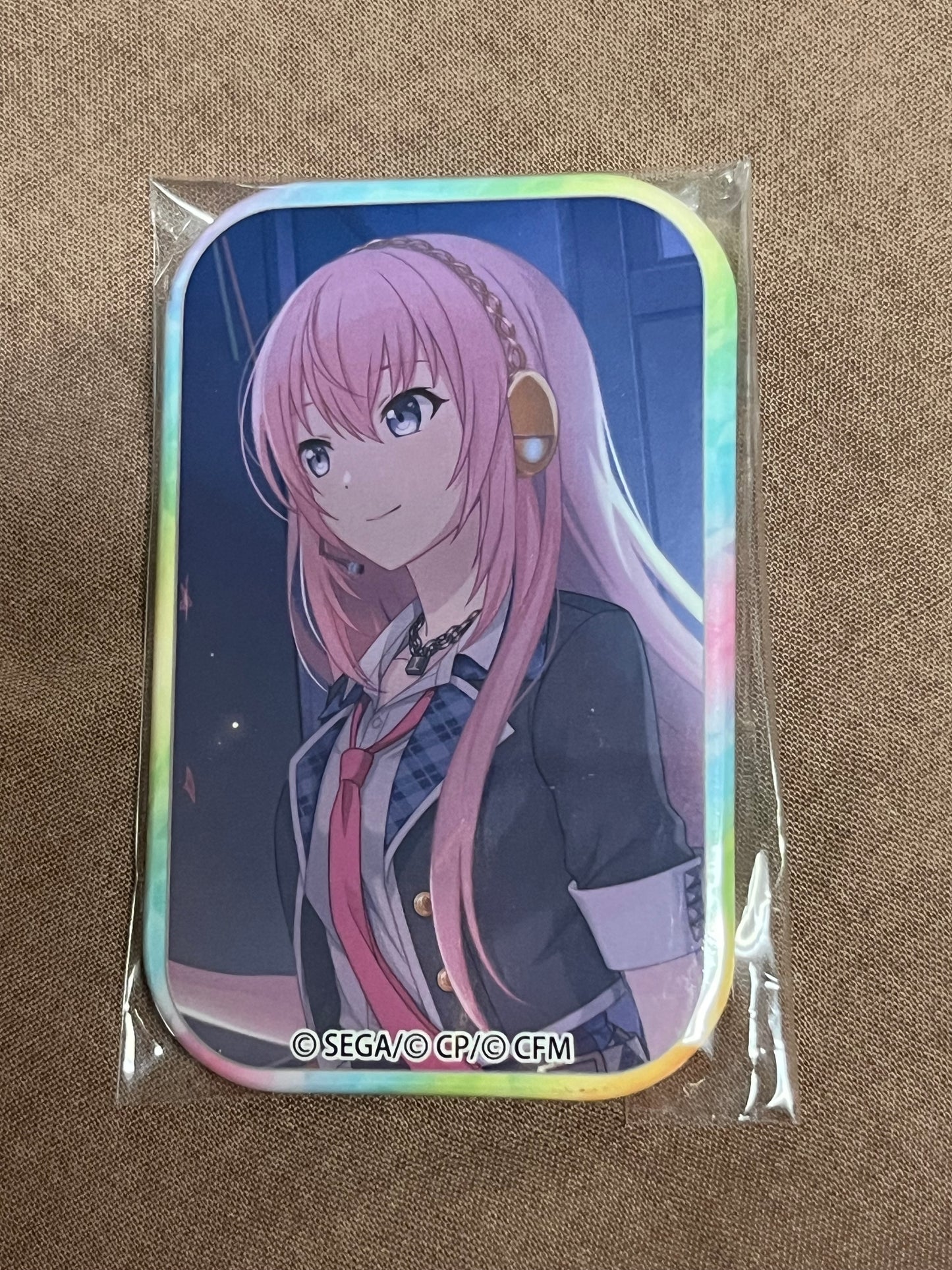 Project Sekai - Megurine Luka "Connected Through SEKAI's Cherry Blossoms" Square Badge [UNTRAINED]