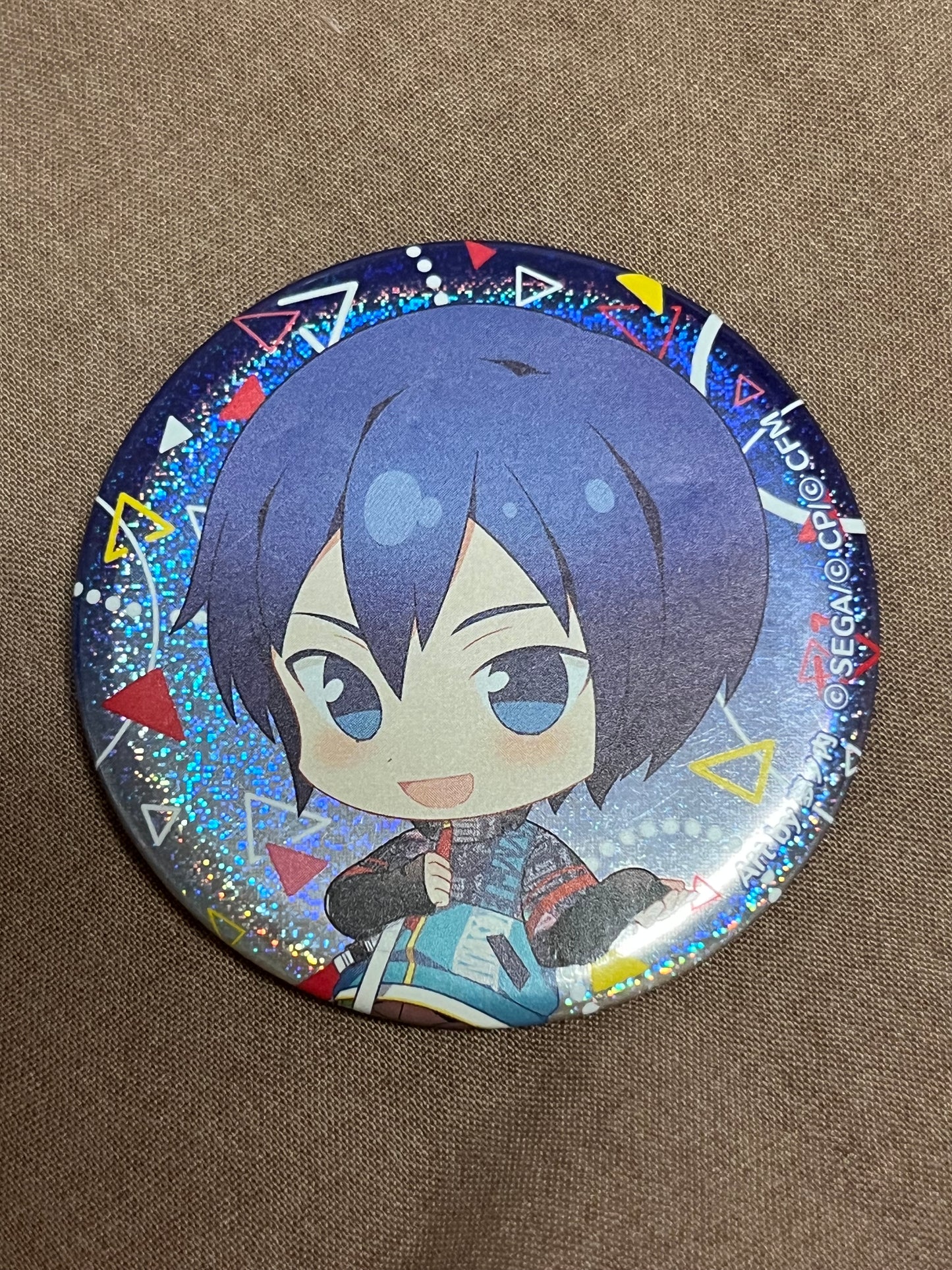 Project Sekai - KAITO "STRAY BAD DOG Chibi" Circle Glitter Badge