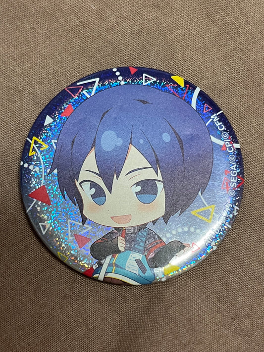 Project Sekai - KAITO "STRAY BAD DOG Chibi" Circle Glitter Badge