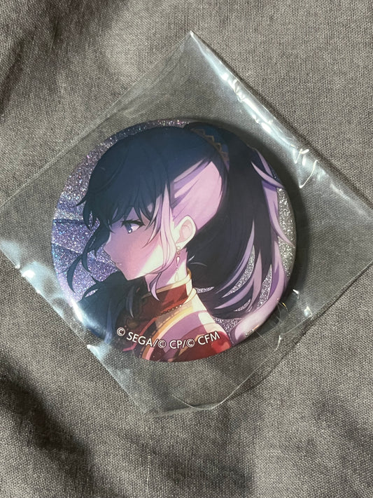 Project Sekai - Mafuyu Asahina "Colorful Recollection" Circle Glitter Badge [TRAINED]