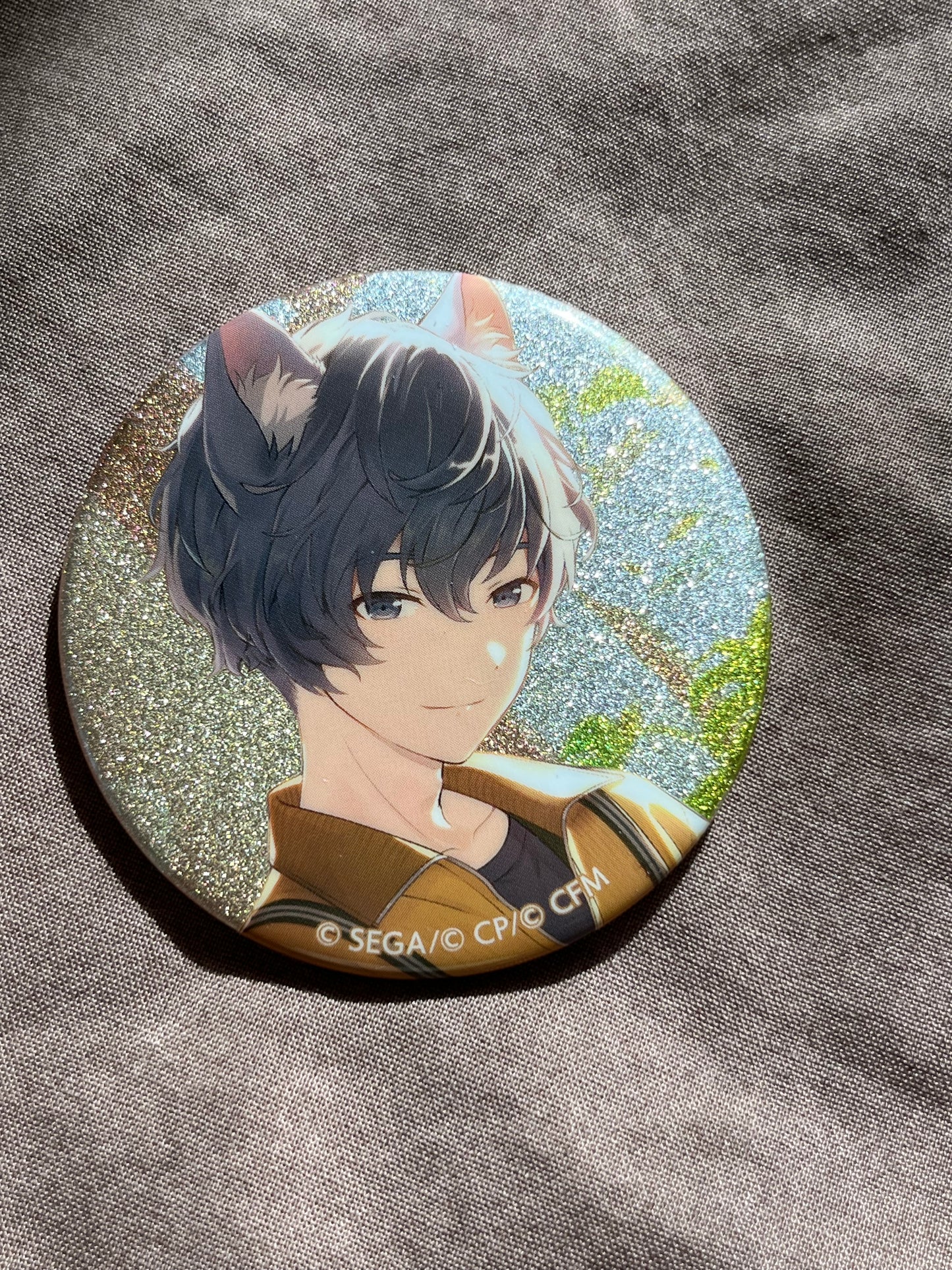 Project Sekai - KAITO "A Curious Rascal" Circle Glitter Badge [TRAINED]