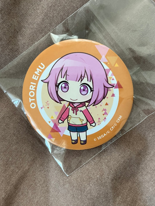 Project Sekai - Emu Otori “Lawson Campaign” Casual Chibi Circle Badge
