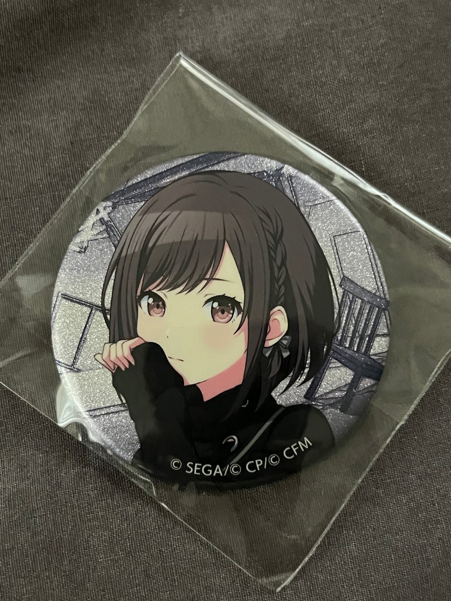 Project Sekai - Ena Shinonome “Brand New World” Circle Glitter Badge