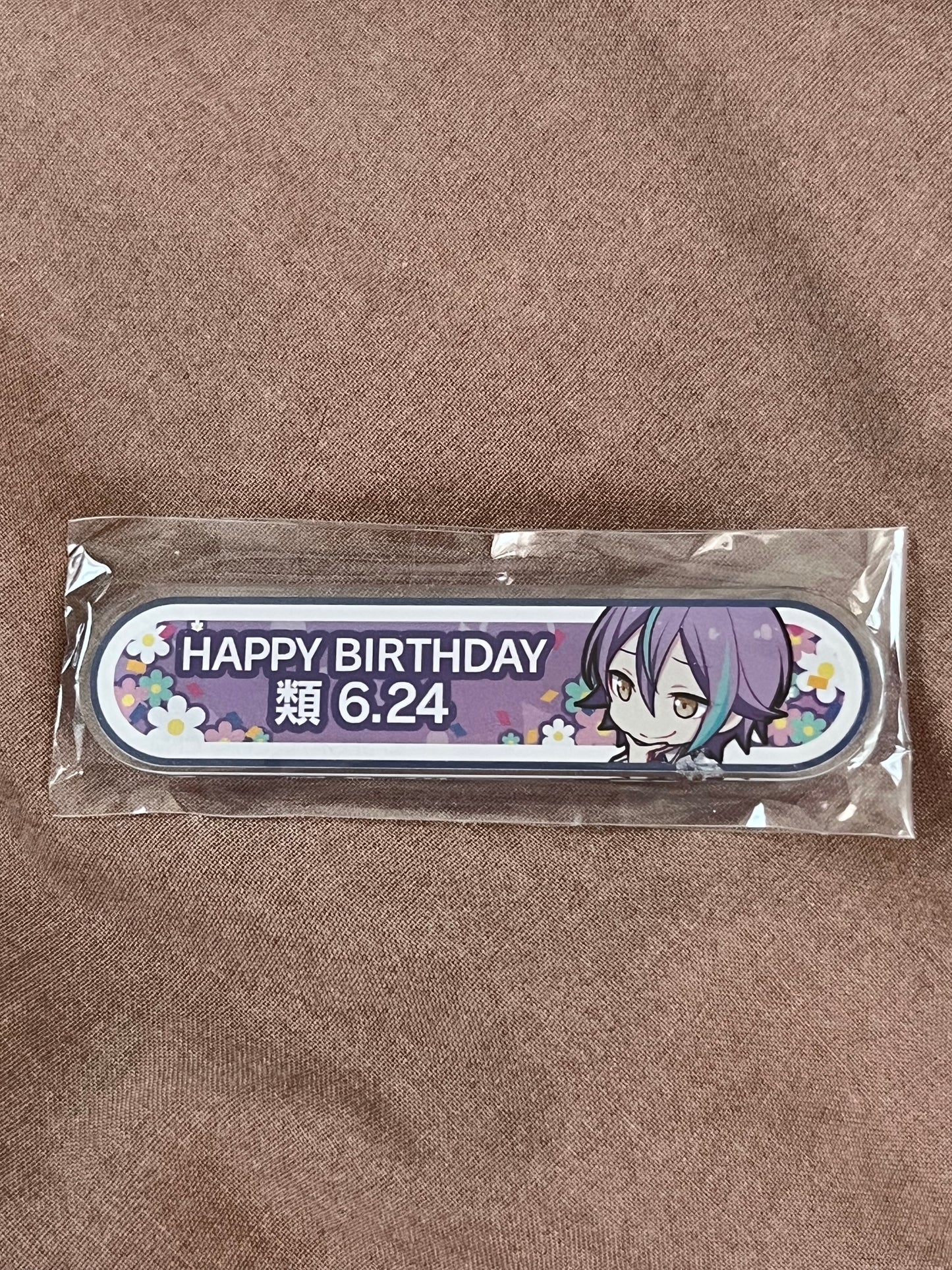 Project Sekai - Rui Kamishiro "Birthday 2023" Kizuna Rank Acrylic Badge
