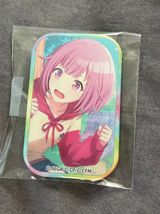 Project Sekai - Emu Otori "With Your Sights on Stardom, Set Sail!" Square Badge [UNTRAINED]