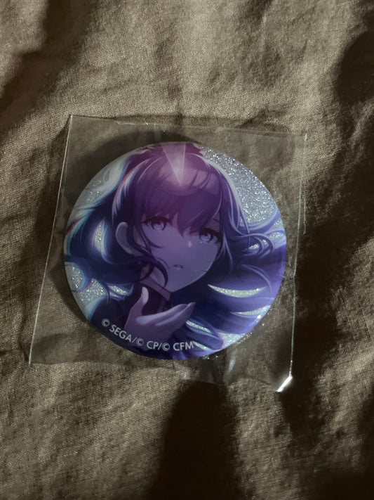 Project Sekai - Mafuyu Asahina “Someday, From the Depths of Despair” Circle Glitter Badge [TRAINED]