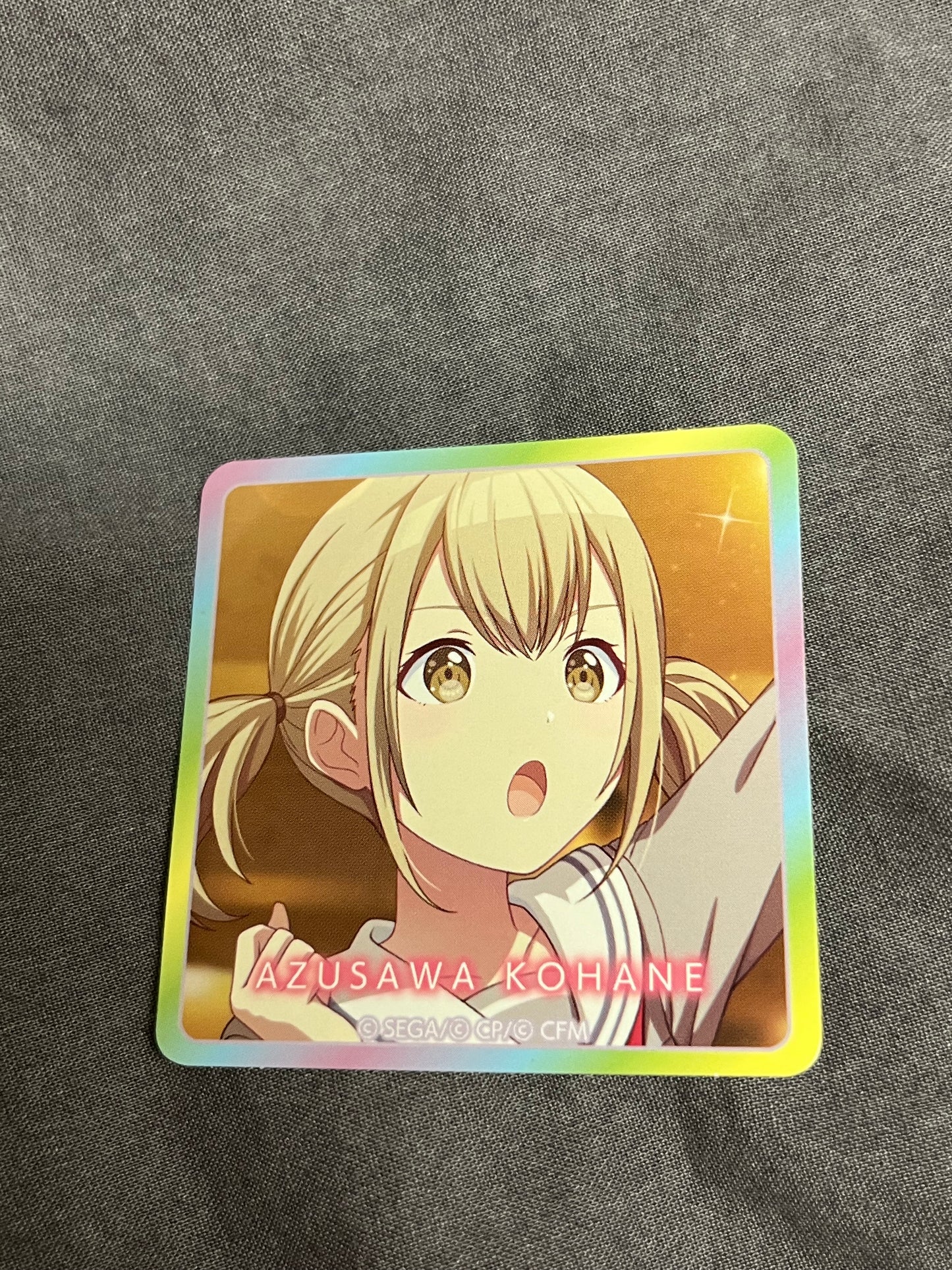 Project Sekai - Kohane Azusawa “Someday, with Our Lyrics Joined Back-to-Back” Square Sticker [UNTRAINED]