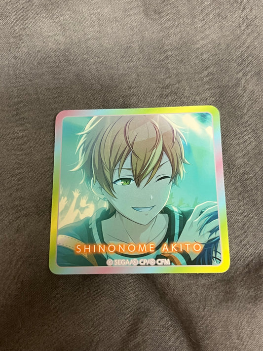 Project Sekai - Akito Shinonome “Period of NOCTURNE” Square Sticker [UNTRAINED]