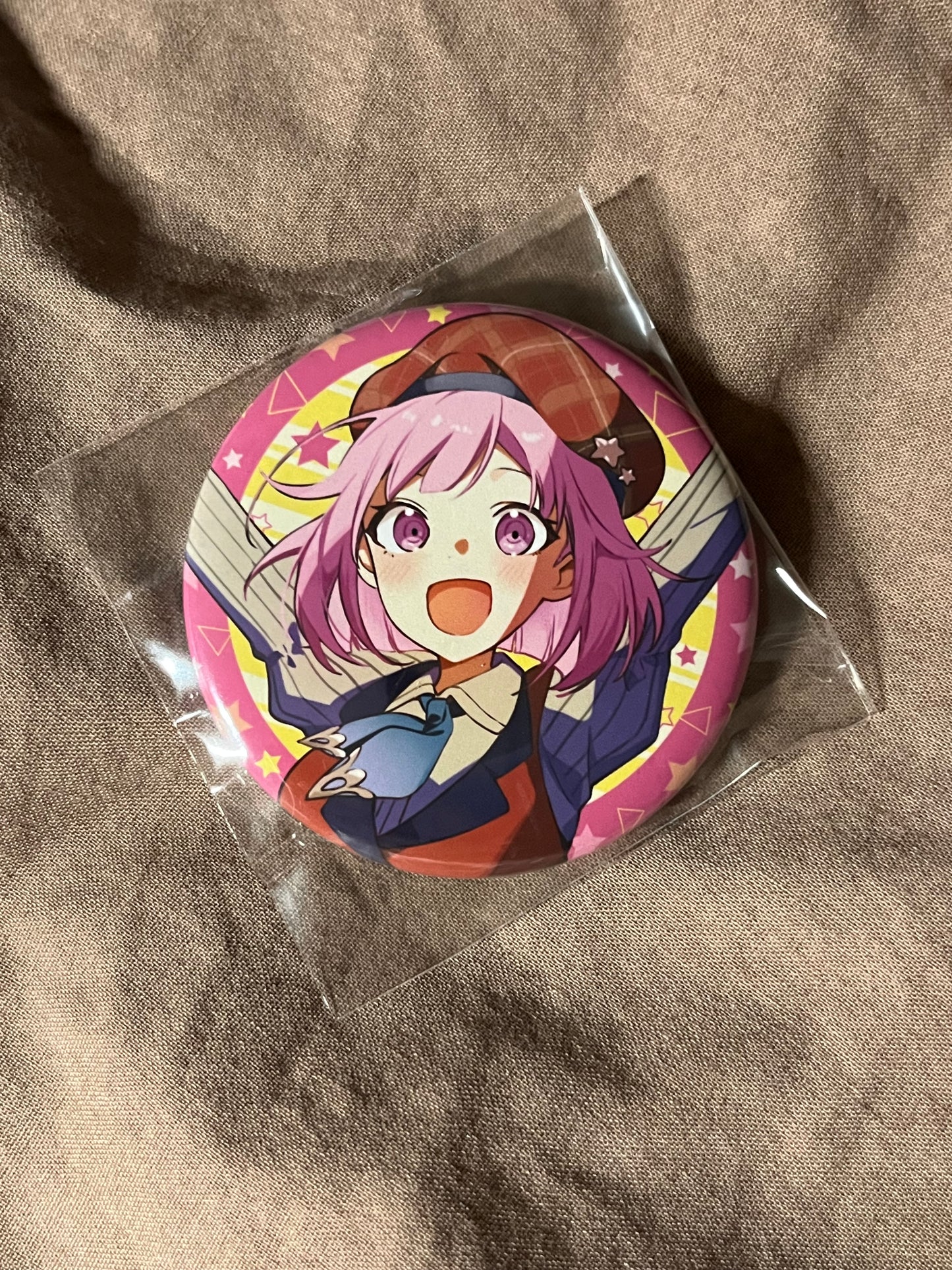 Project Sekai - Emu Otori “88☆彡 / Hoshizora no Melody” CD Art Circle Badge