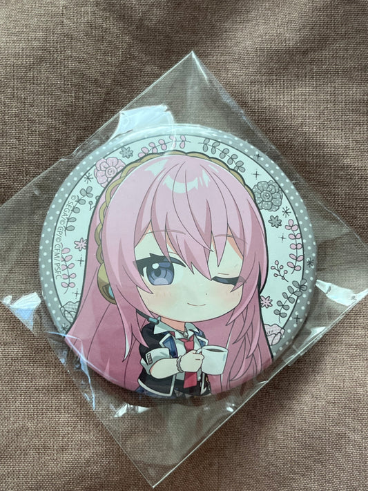 Project Sekai - Megurine Luka “Tower Records Cafe” Movie Chibi Circle Badge