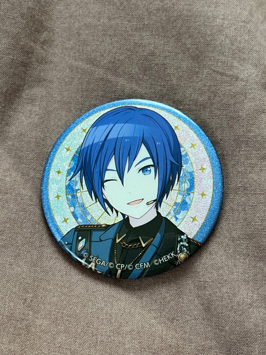 Project Sekai - KAITO “Crossing SEKAI With ENSEMBLE STARS” Circle Glitter Badge