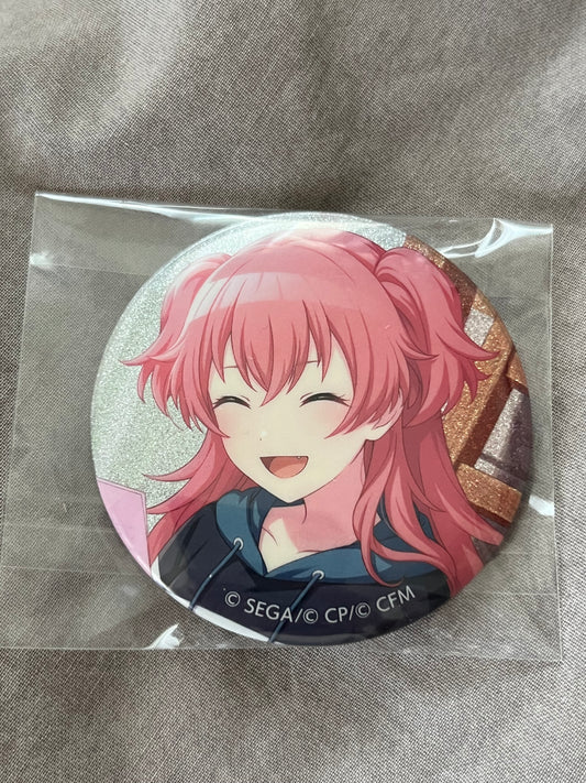 Project Sekai - Airi Momoi "Beyond the Dream on That Day" Circle Glitter Badge [UNTRAINED]