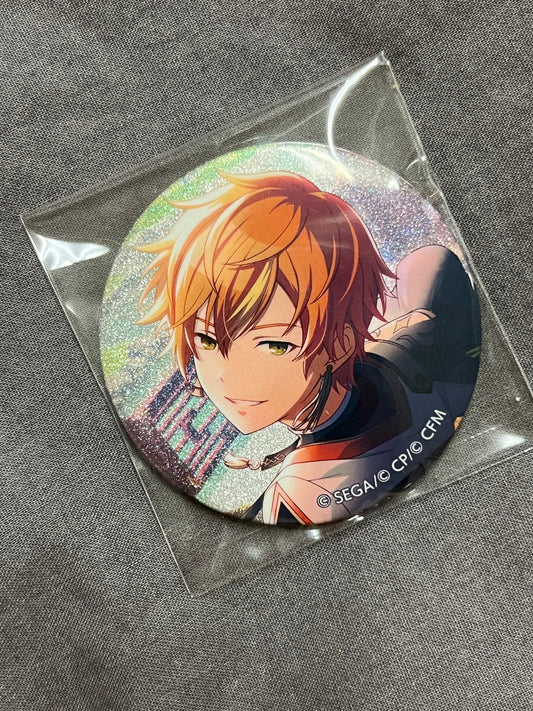 Project Sekai - Akito Shinonome “Heat Up! Kamiyama High Cheering Squad!” Circle Glitter Badge [TRAINED]