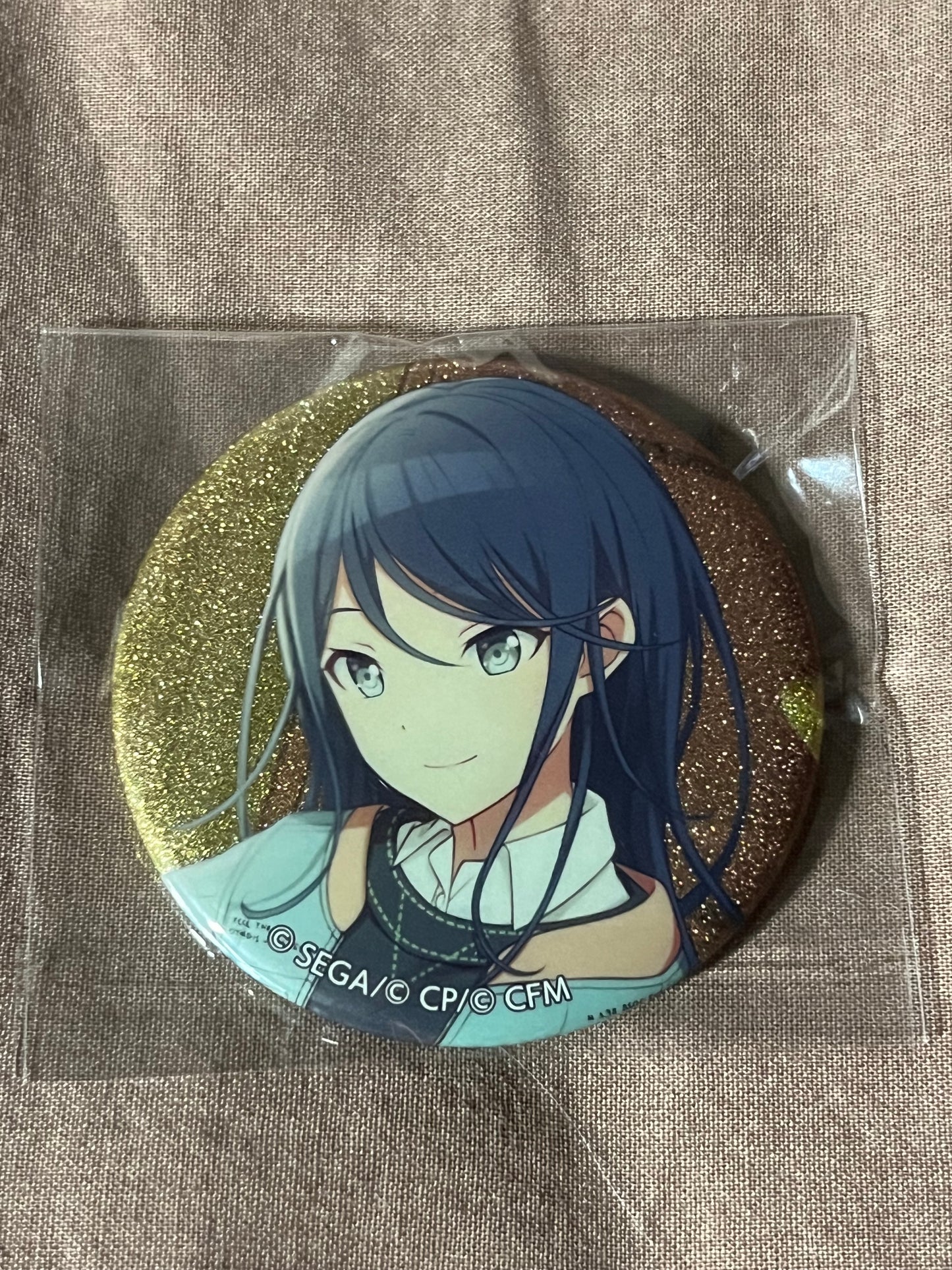 Project Sekai - Ichika Hoshino “Resonate with you” Circle Glitter Badge [TRAINED]