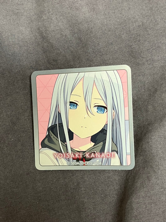 Project Sekai - Kanade Yoisaki “25-ji, Nightcord de.” 2☆ Square Sticker