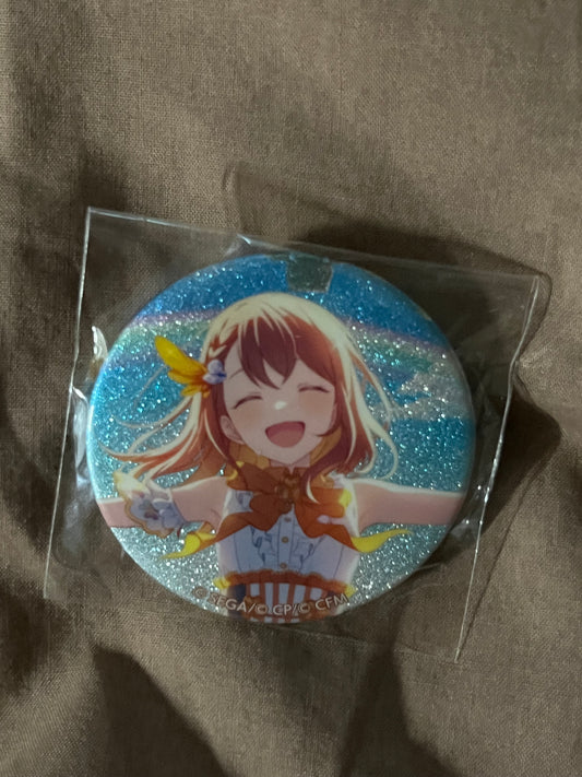 Project Sekai - Minori Hanasato “Colorful Festival” Circle Glitter Badge [UNTRAINED]