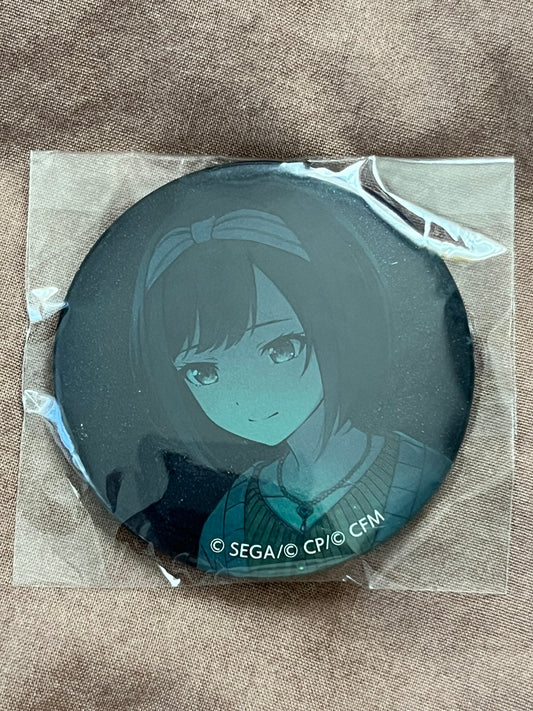 Project Sekai - Ena Shinonome "I Want To Make Something Good" Circle Glitter Badge [TRAINED]