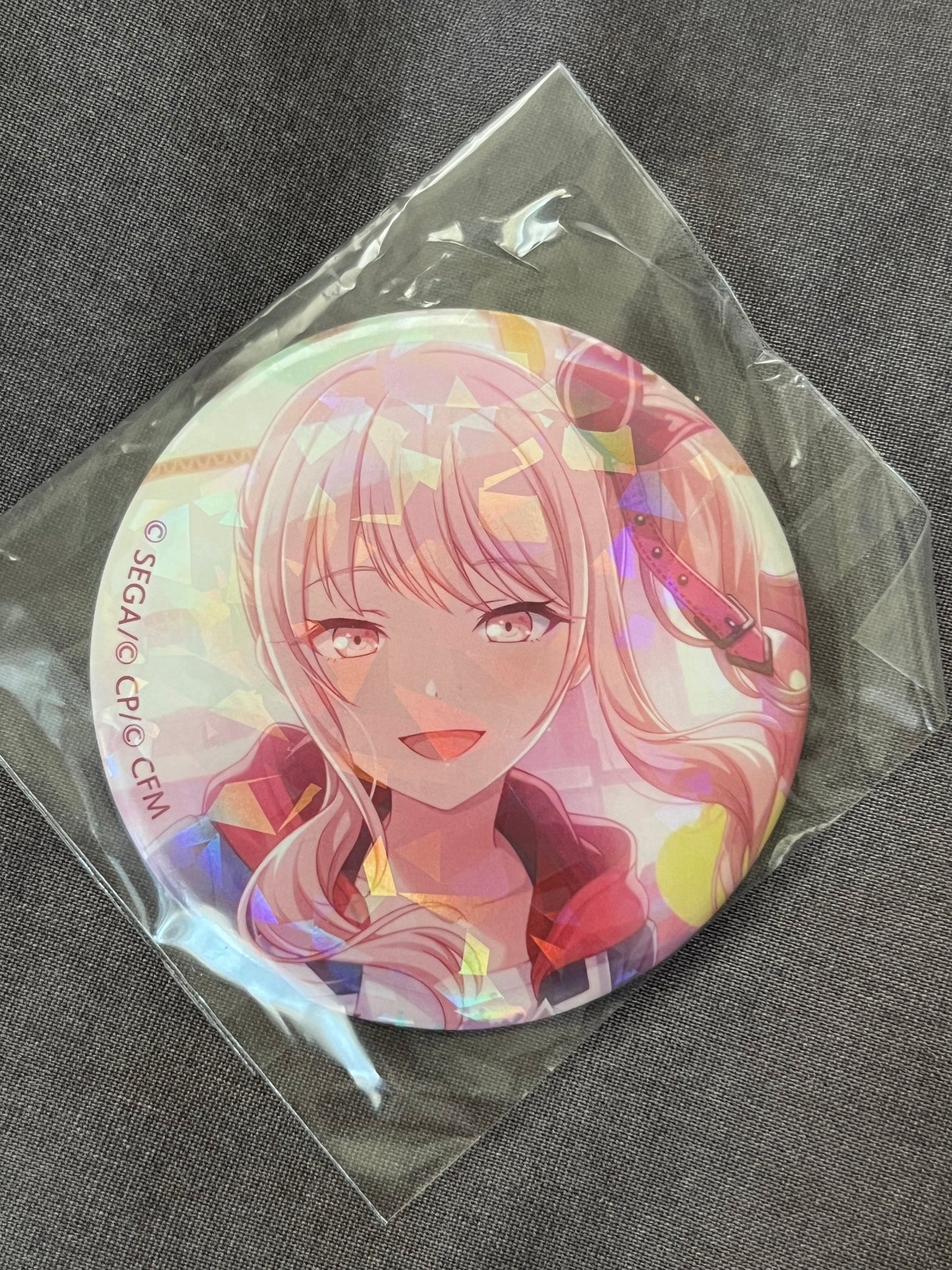 Project Sekai - Mizuki Akiyama “KAMIKOU FESTIVAL!” Circle Holographic Badge [TRAINED]