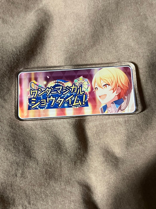 Project Sekai - Tsukasa Tenma "Wonder Magical Showtime!" Event Badge [UNTRAINED]
