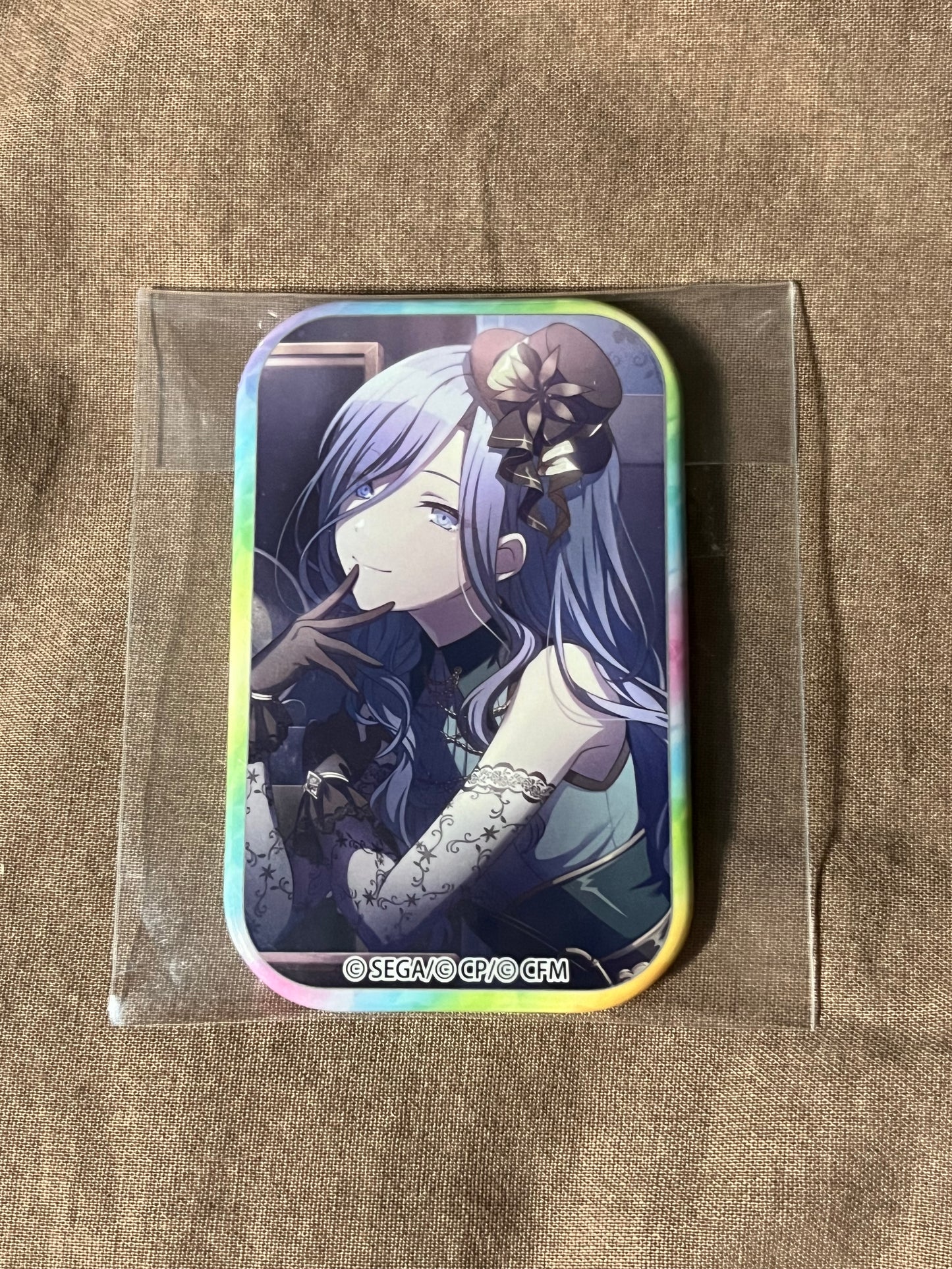 Project Sekai - Shizuku Hinomori “At This Festival Tinged With Twilight” Square Badge [TRAINED]