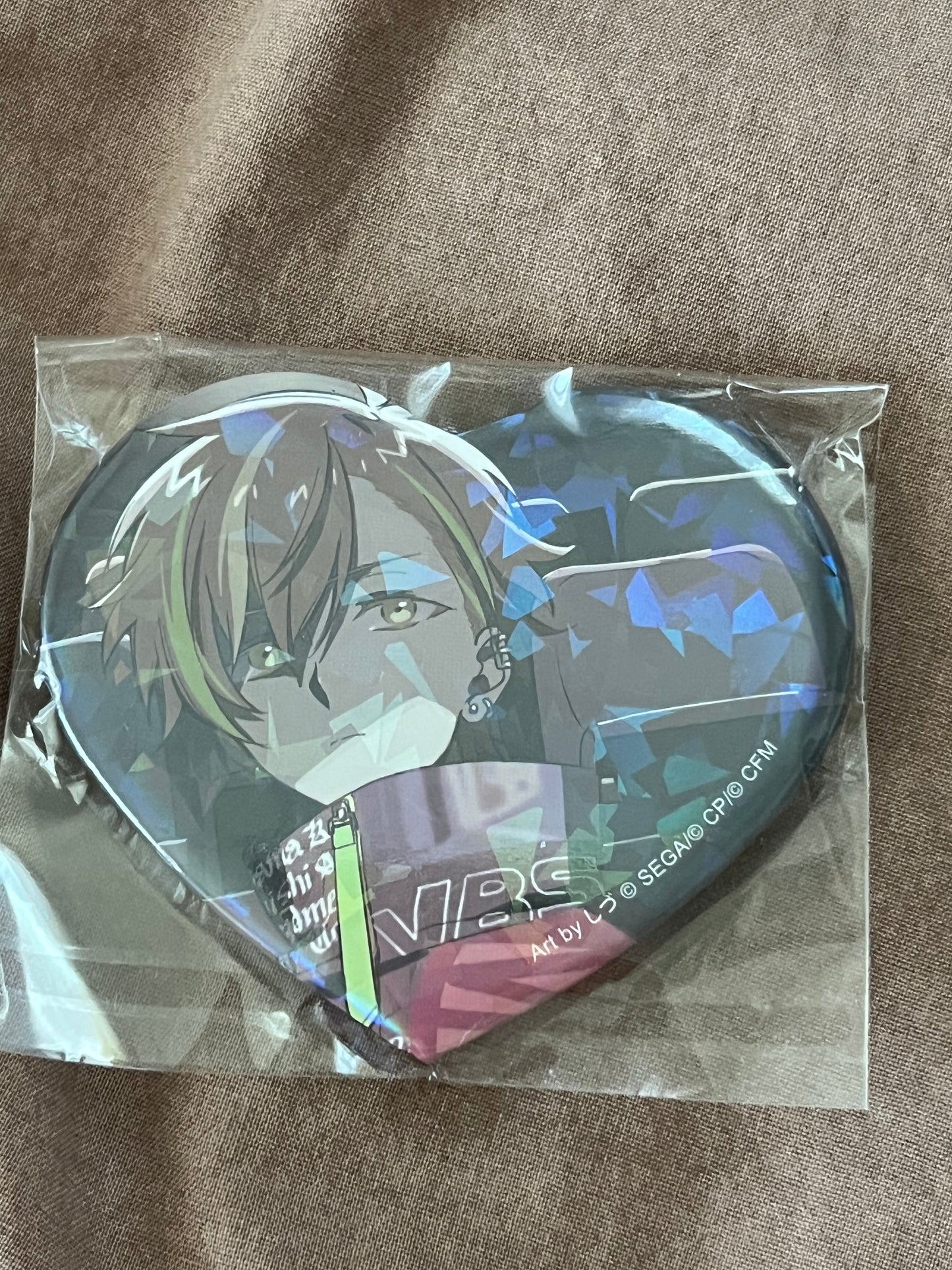 Project Sekai - Akito Shinonome "Cinema 2DMV" Holographic Heart Badge