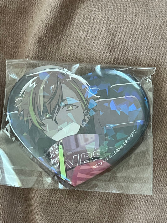 Project Sekai - Akito Shinonome "Cinema 2DMV" Holographic Heart Badge