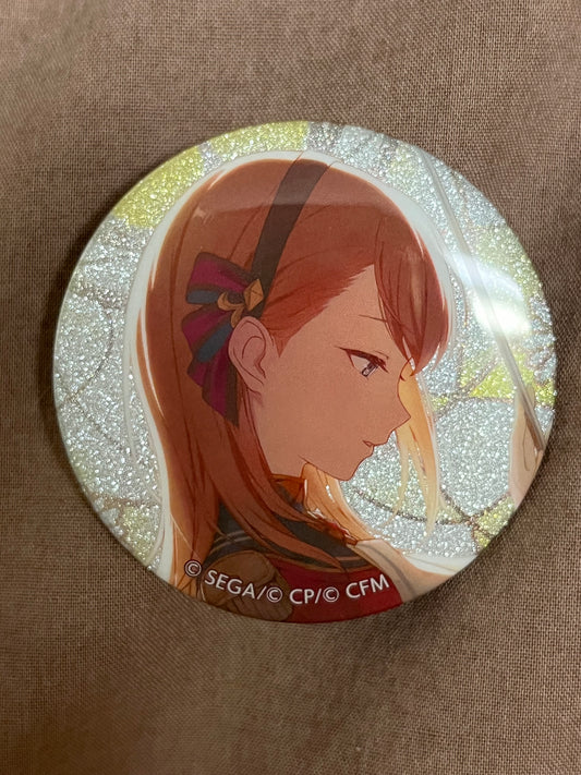 Project Sekai - Minori Hanasato “Relax Teatime” Circle Glitter Badge [TRAINED]