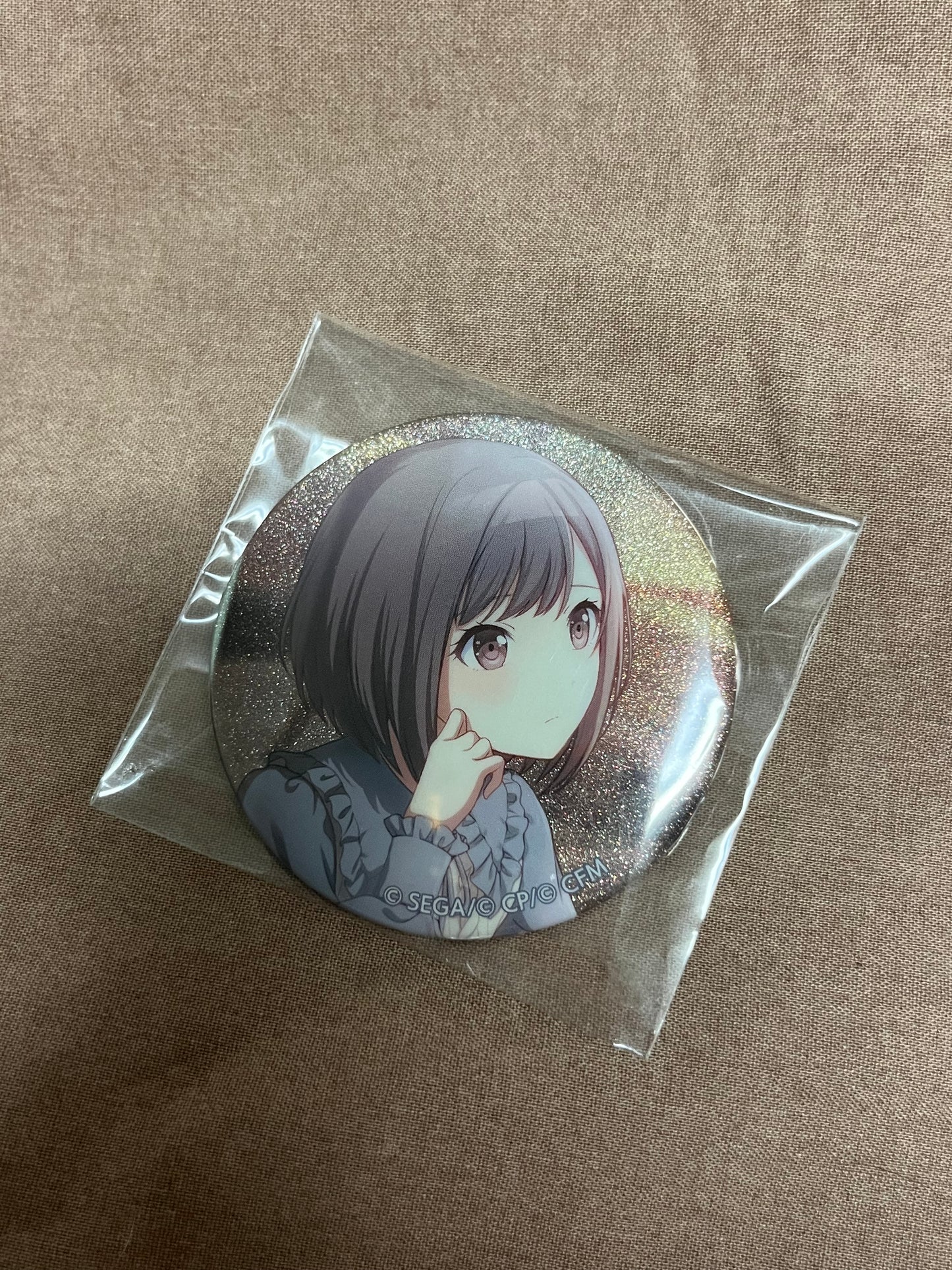 Project Sekai - Ena Shinonome “The Tone Played on That Day” Circle Glitter Badge [UNTRAINED]