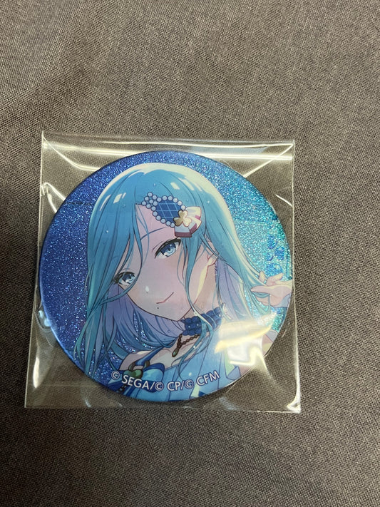 Project Sekai - Shizuku Hinomori “Did It Fall Over?” Circle Glitter Badge [TRAINED]