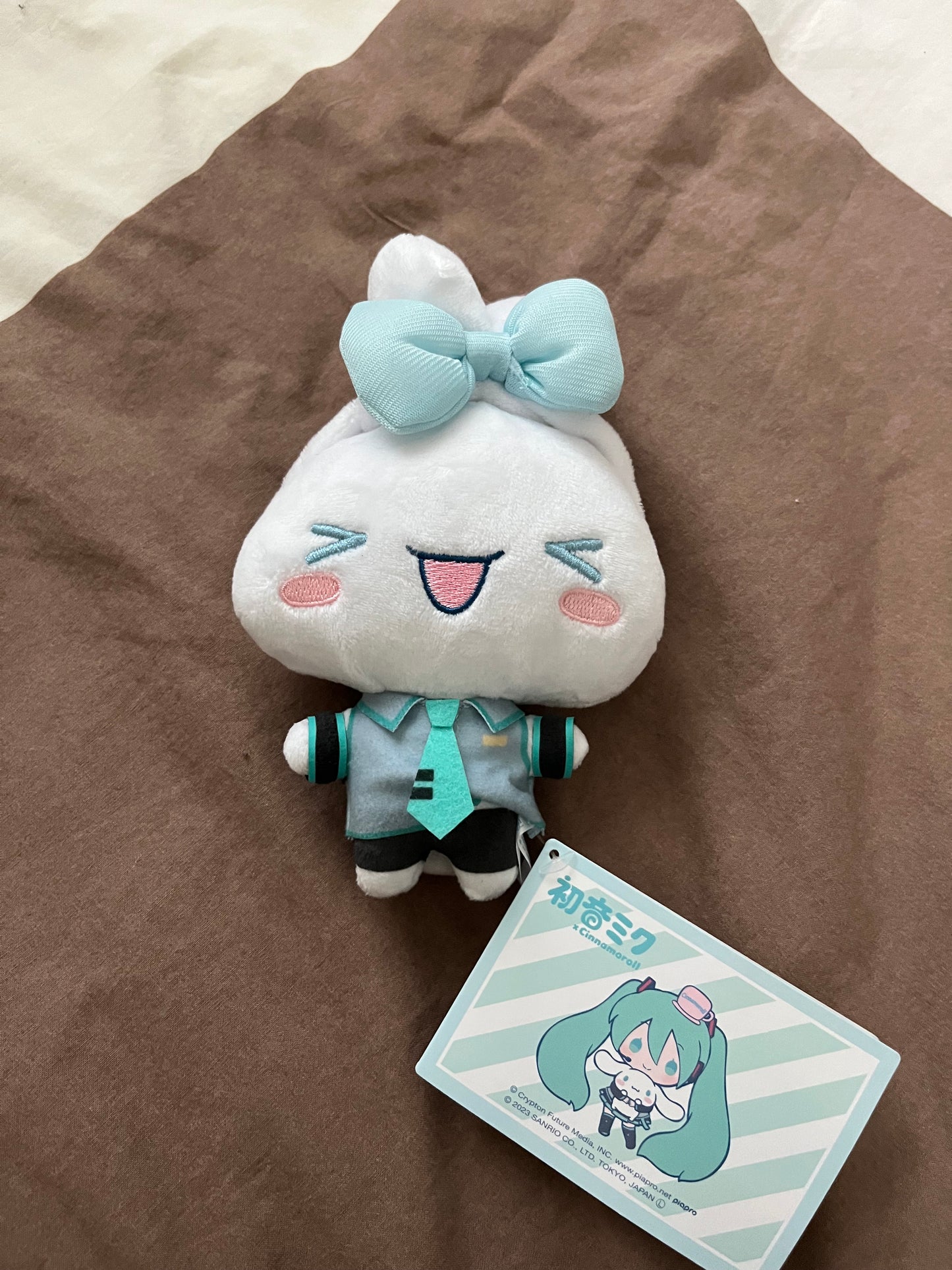 Hatsune Miku x Cinnamoroll Collab Plush