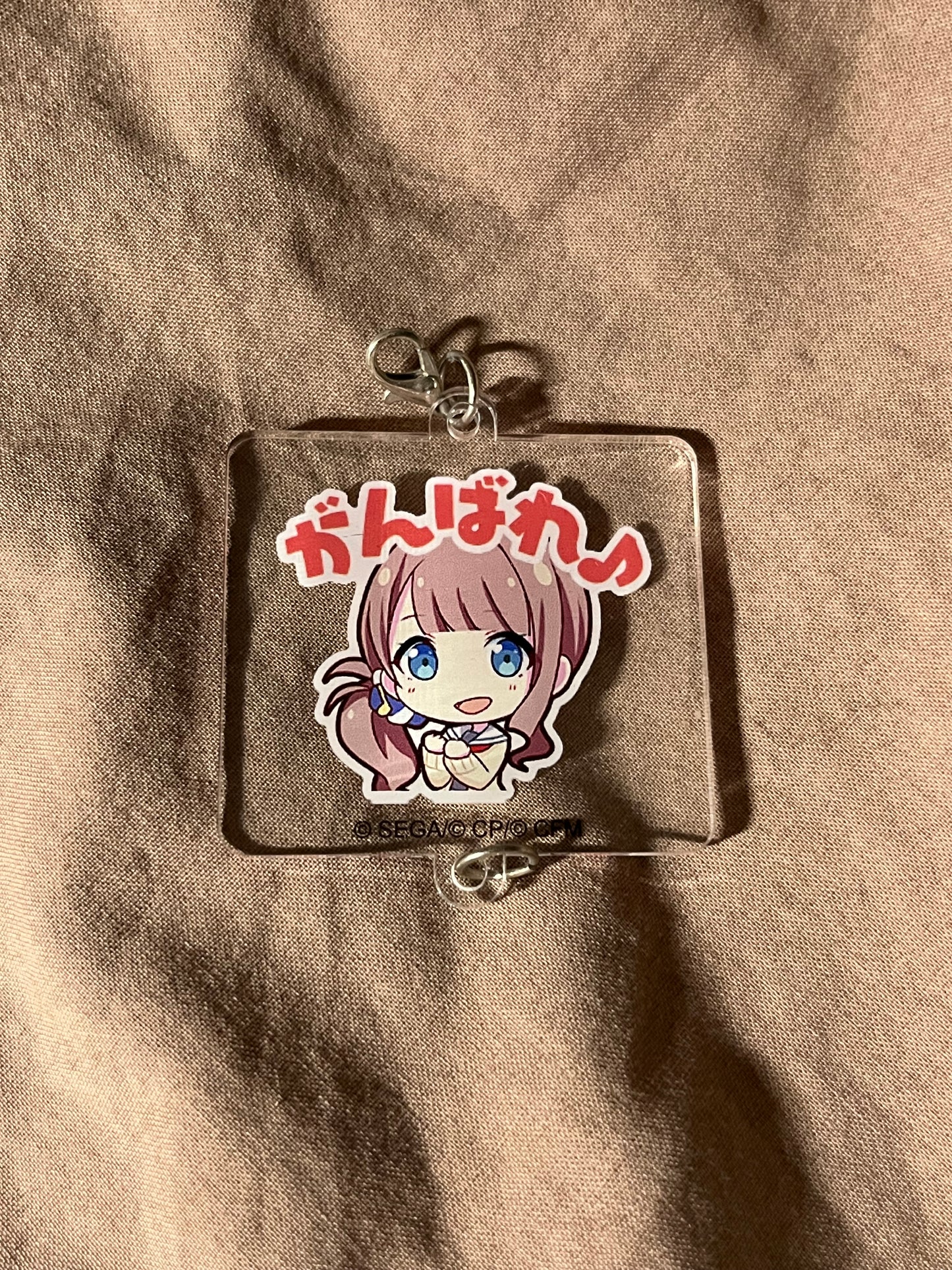 Project Sekai - Honami Mochizuki "Let's do our best ♪" Stamp Acrylic Keychain