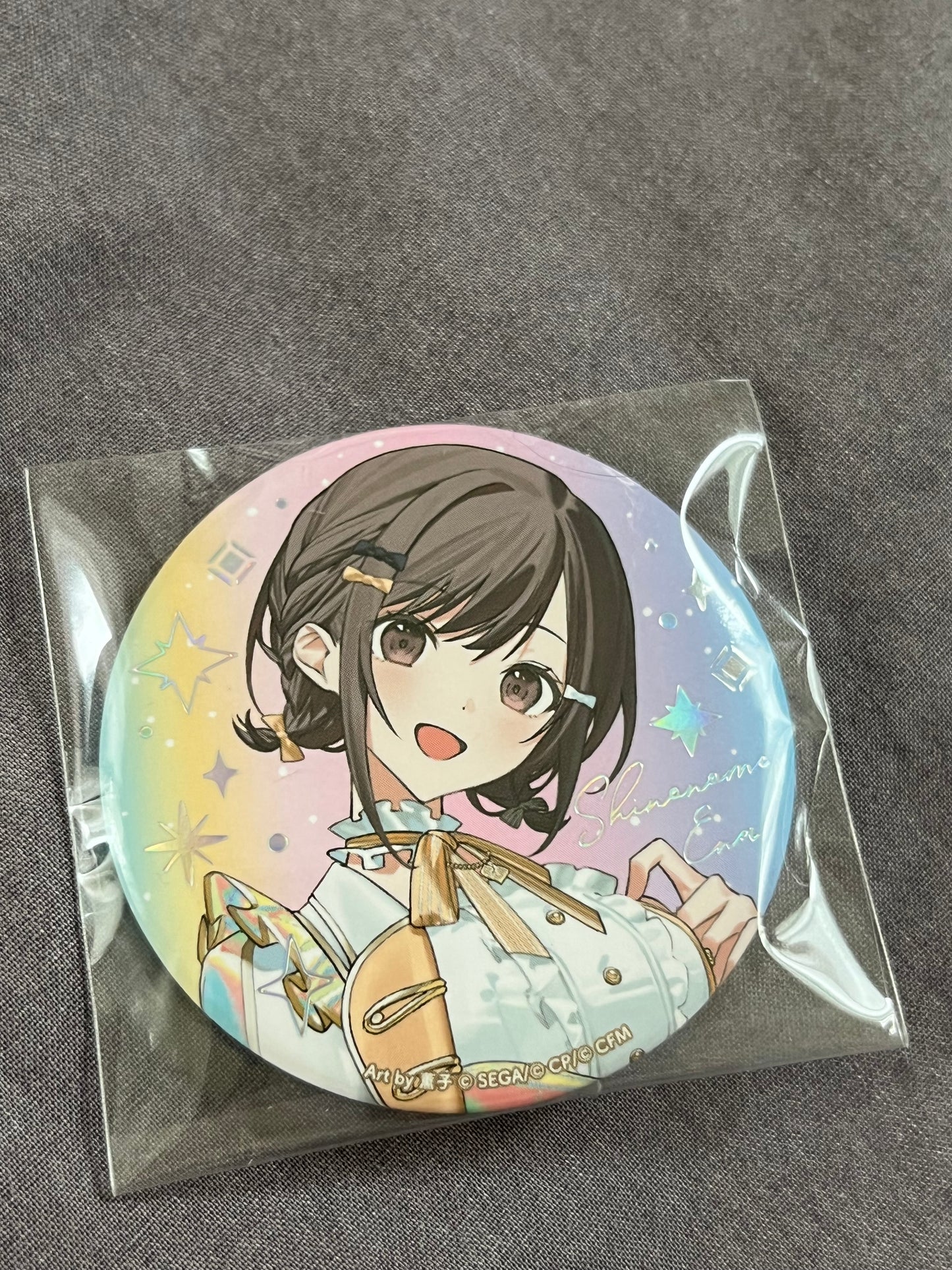 Project Sekai - Ena Shinonome “5th Anniversary Thanks Festival” Holographic Circle Badge