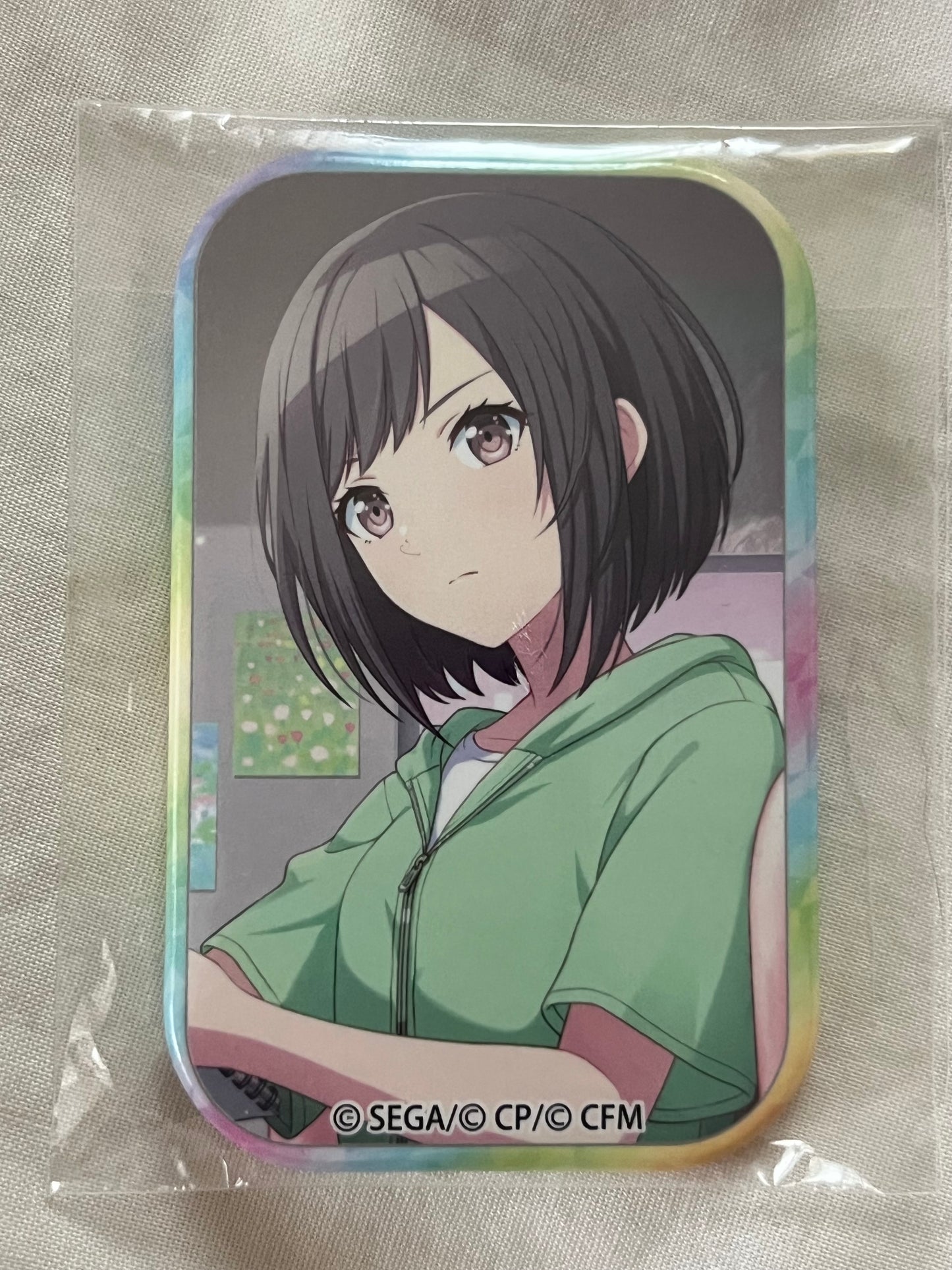 Project Sekai - Ena Shinonome “I Want To Capture That Expression” Square Badge [UNTRAINED]
