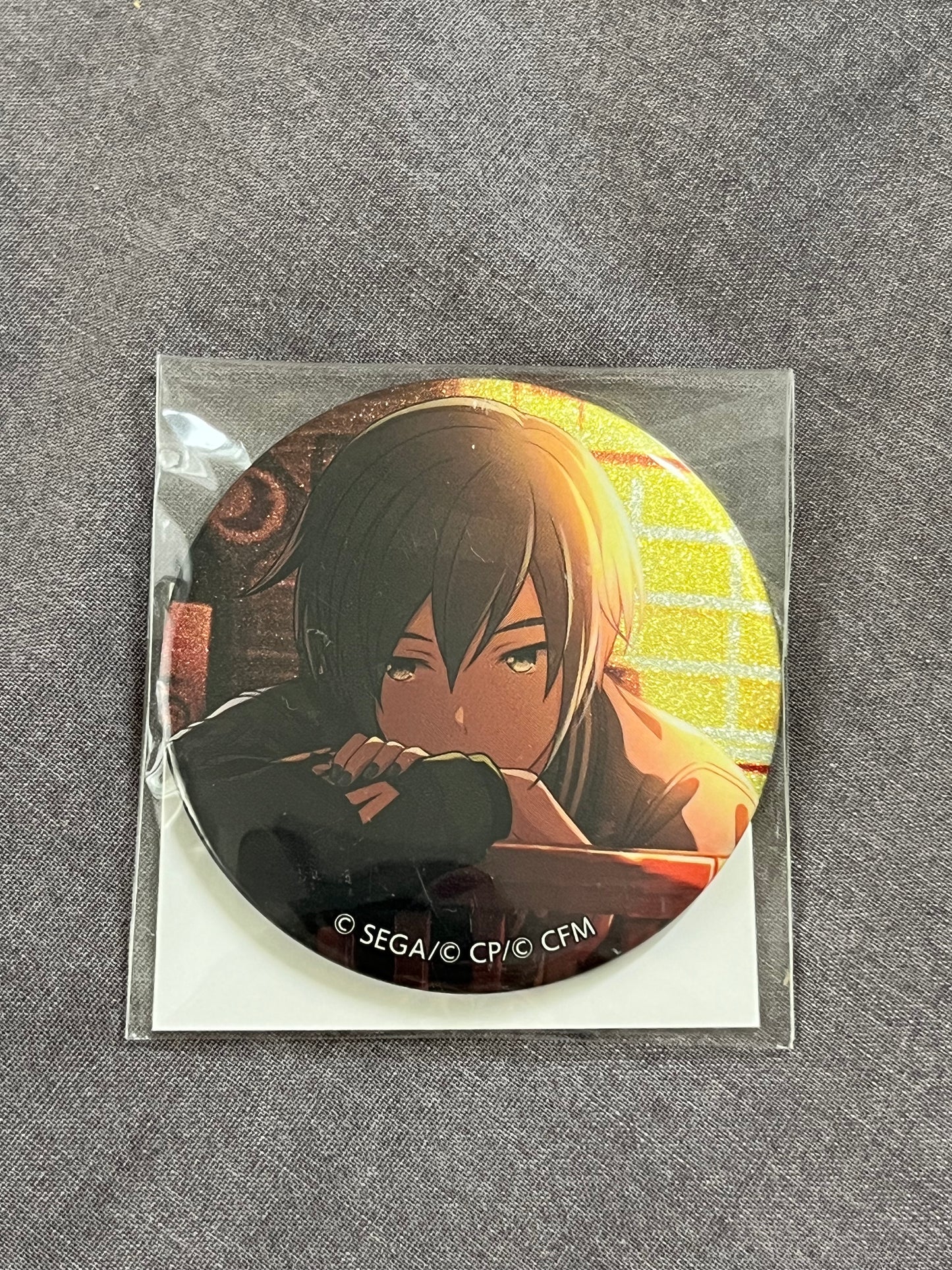 Project Sekai - KAITO “THE POWER OF UNITY” Circle Glitter Badge [TRAINED]