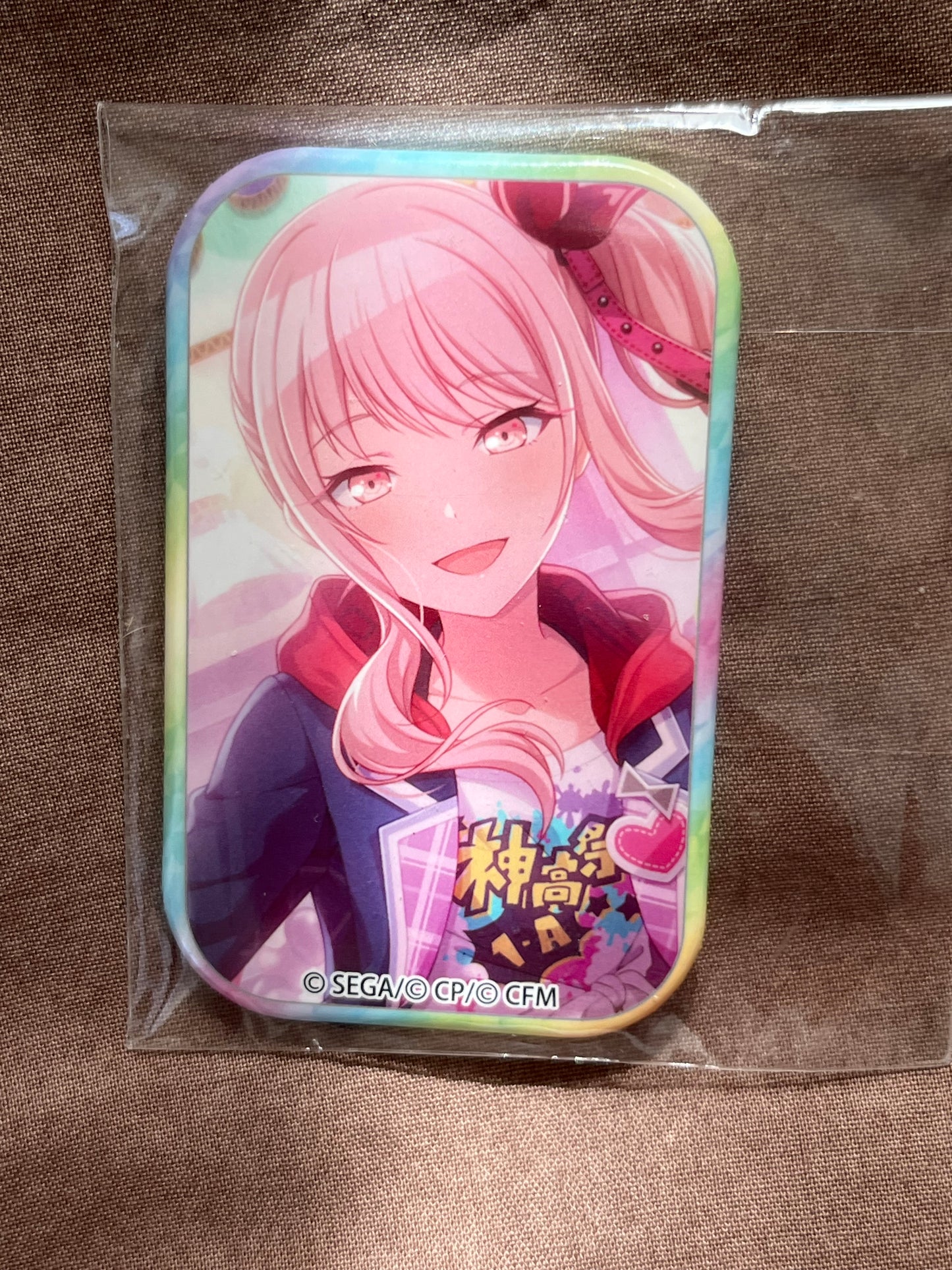 Project Sekai - Mizuki Akiyama "Rooftop Friendship" Square Badge [TRAINED]