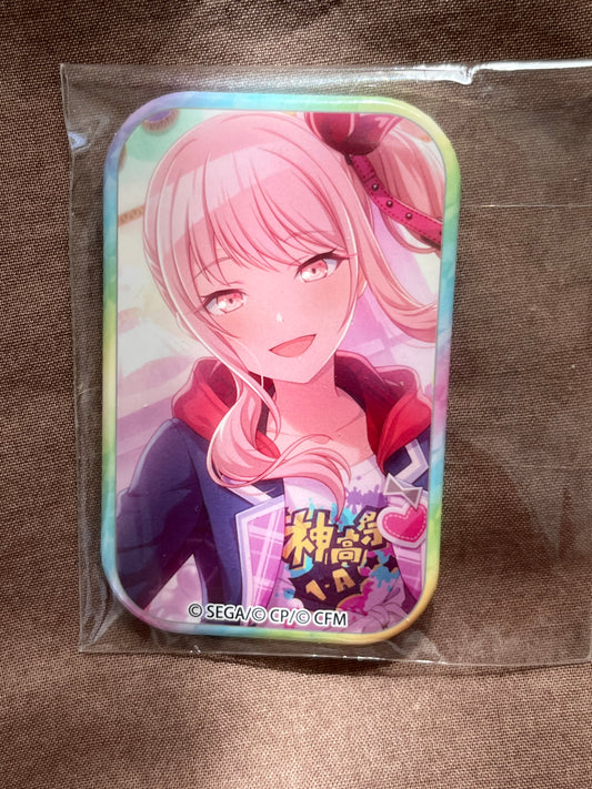 Project Sekai - Mizuki Akiyama "Rooftop Friendship" Square Badge [TRAINED]