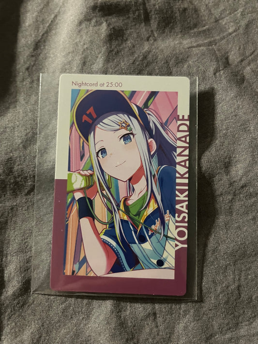 Project Sekai - Kanade Yoisaki “Let's Enjoy Together! Spojoy Park” ePick Card [TRAINED]