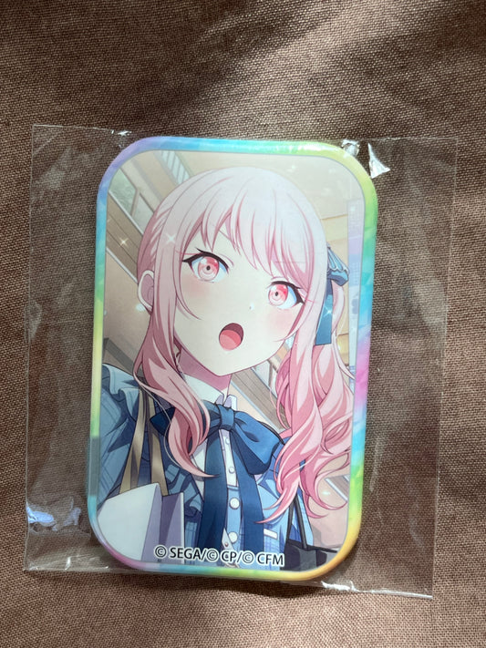 Project Sekai - Mizuki Akiyama “Pastime Shopping” Square Badge [UNTRAINED]